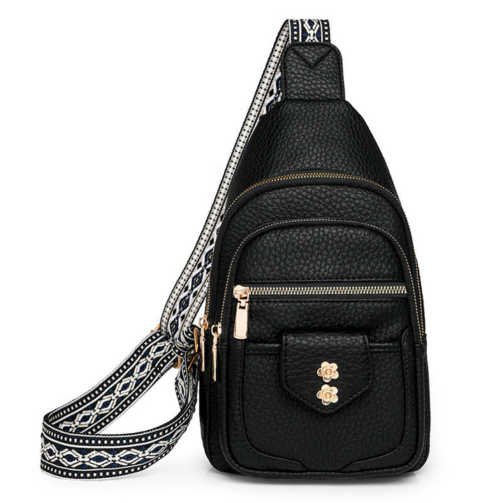 Bags Women Chest Bag Retro Easy Matching Faux Leather Messenger Bag Casual Women Chest Bag