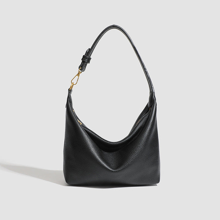 Tote Bag Simple Office Large Capacity Shoulder Bag Casual All Match Bucket Portable Underarm