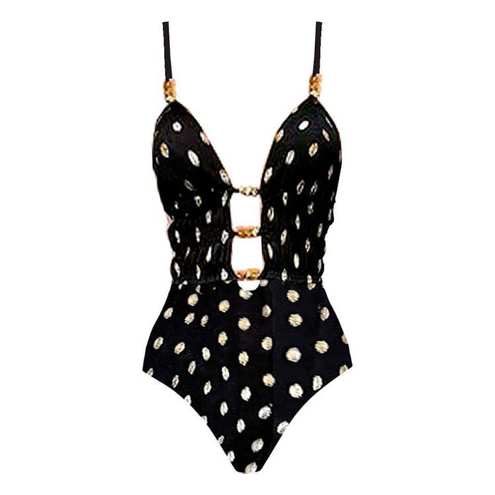 V neck Sexy High Grade One Piece Swimsuit Women Long Skirt Popular Two Piece Sets
