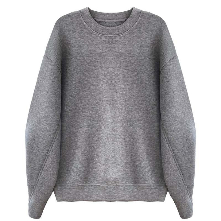 Fashionable Memory Cotton Sweatshirt Women Spring Autumn Thin Design Loose Idle Air Layer Top