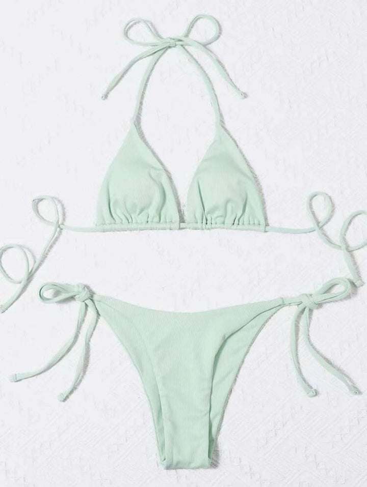 Sexy Three Point Bikini Split Swimsuit Women Beach Spring Swimsuit Bikini