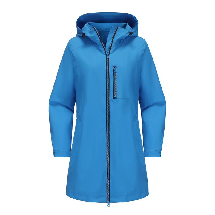 Outdoor Sports Waterproof Windbreaker Women Hooded Long Sleeve Spring Autumn Coat Loose Casual Windproof Women Clothing