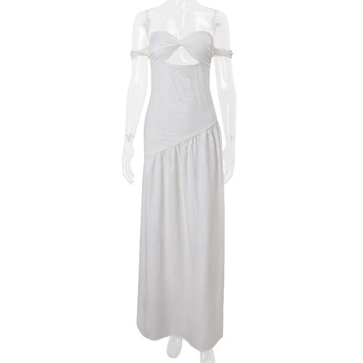 Women Clothing Summer off Shoulder Sexy Vacation Slim Fit Dress Women