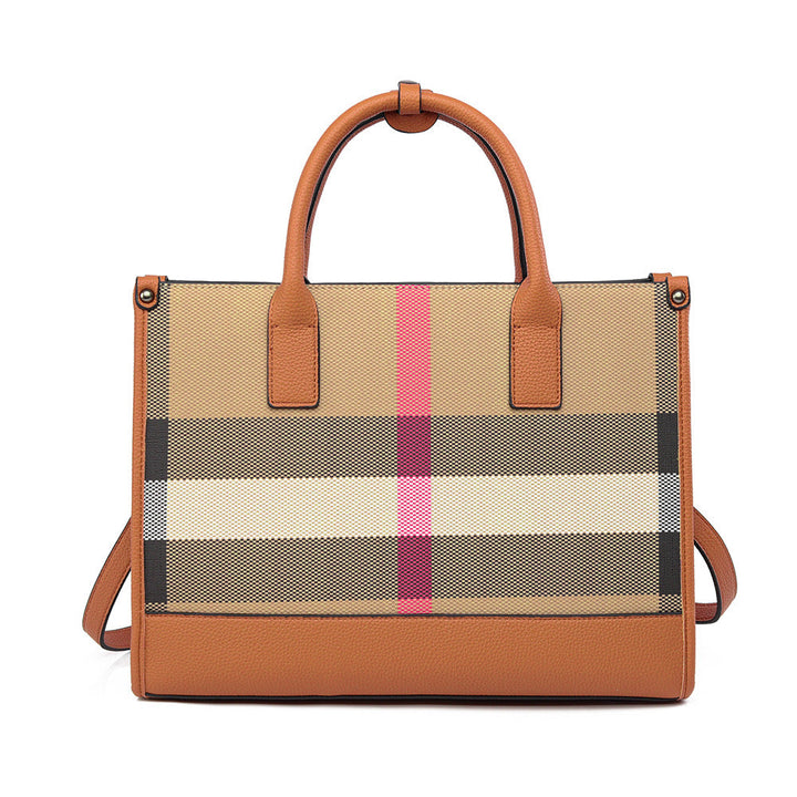 Tote Bag Simple Large Capacity Bag High Grade Shoulder Bag Texture Tote Women