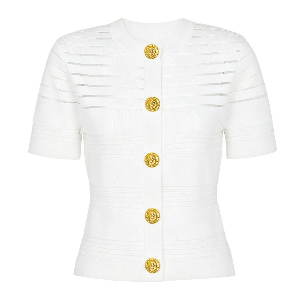 Summer Women Jacket Knitted Sweater Cardigan