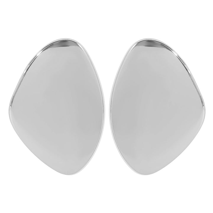 High Profile Retro Elegant Metal Geometry Stud Earrings Simple Personality Metal Alloy Earrings Women