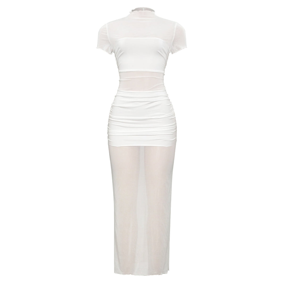 Summer Casual Trend Slim Fit Solid Color Street Dress
