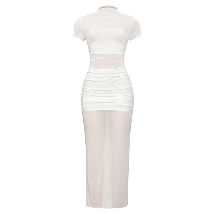 Summer Casual Trend Slim Fit Solid Color Street Dress