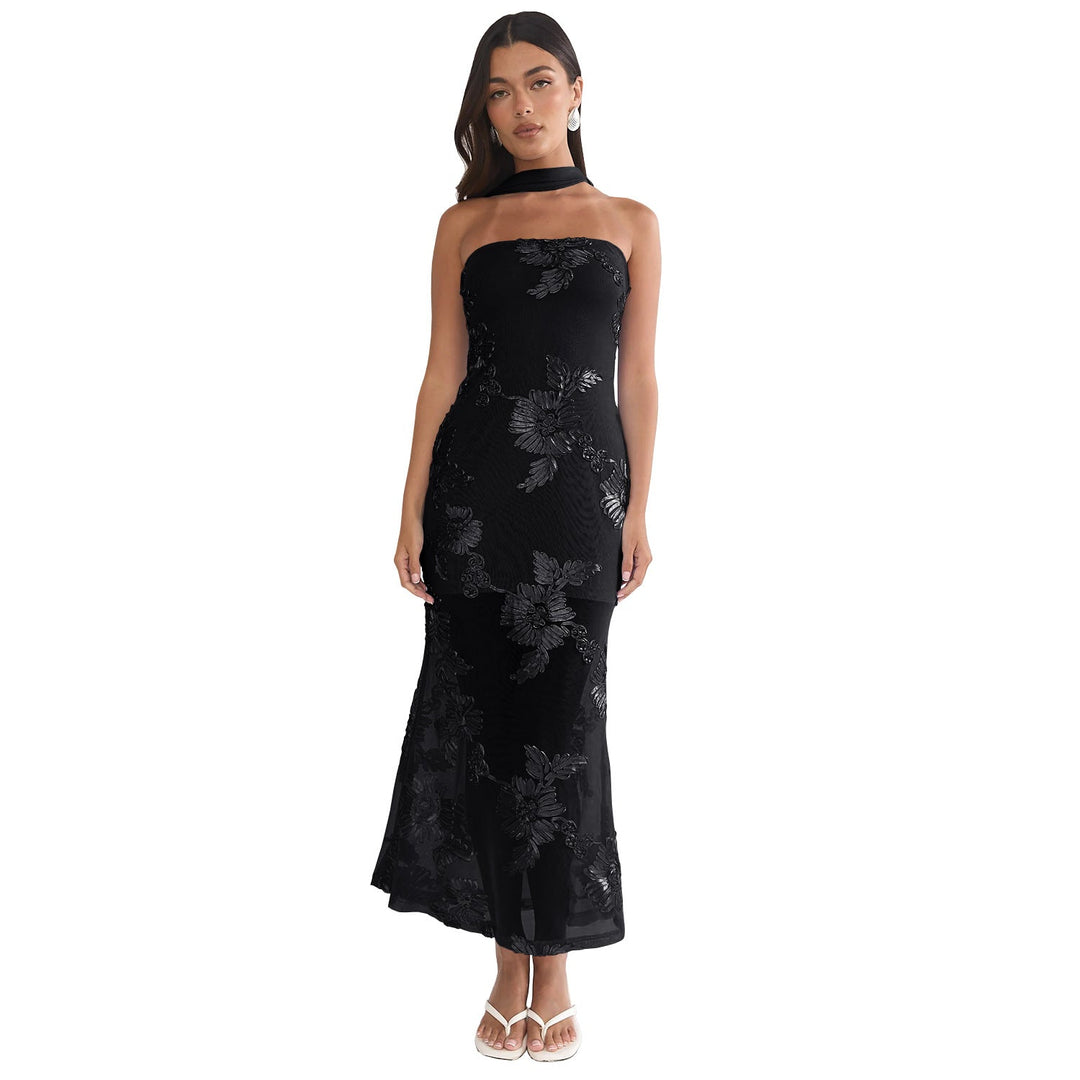 Women Wear Summer Elegant Sexy Slim Fit Backless Dress