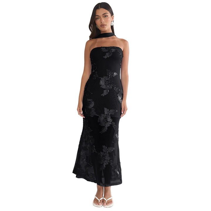 Women Wear Summer Elegant Sexy Slim Fit Backless Dress