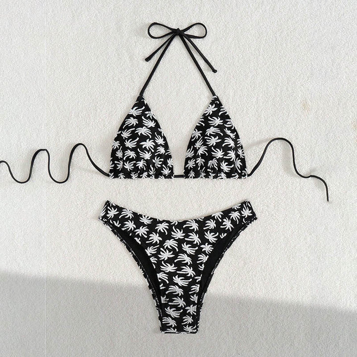 Bikini Printed Split Swimsuit Women Beach Spring Swimsuit Bikini