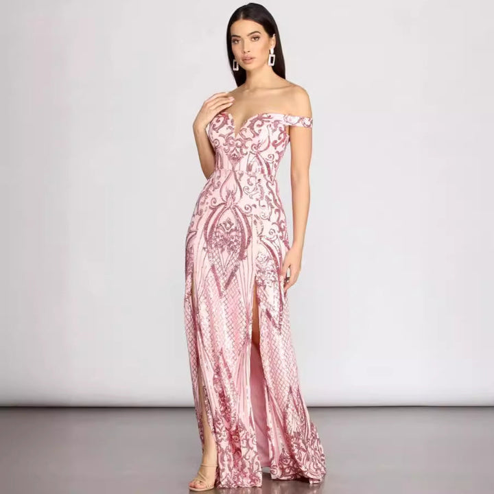 Spring Summer Sequin Women Party Dress Club Sequ Dress