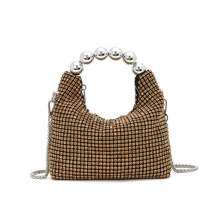 Delivery Full Diamond Handbag Women's Bag Summer Chain Diamond-Embedded Shoulder Crossbody Bag