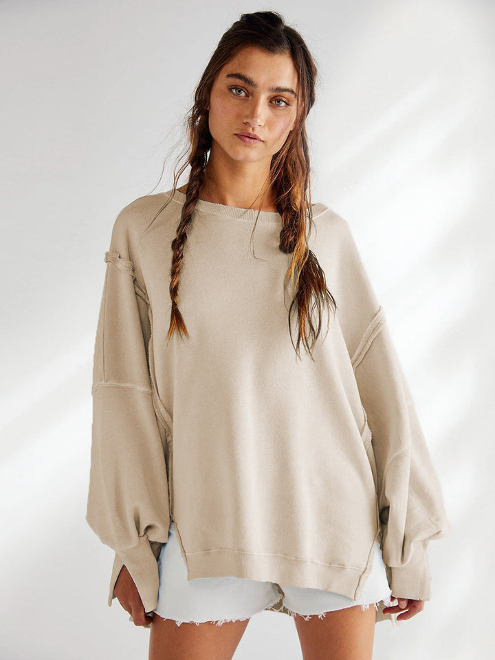 Round Neck Sweatshirt Women Clothing Brand Sports Bottoming Shirt T shirt Knitwear Long Sleeve Tops Outerwear