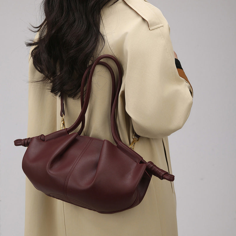 Shoulder Bag Handbags Women High Grade Fashionable Cloud Bag Women Textured Office Messenger Bag