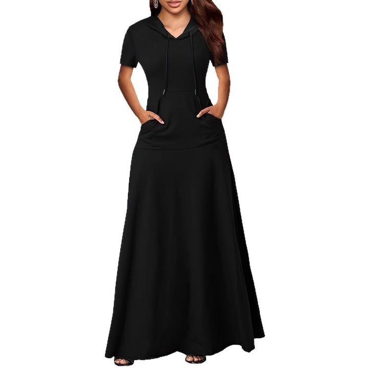 Wal Mart Spring Summer Sexy Sexy Hooded Sweater Maxi Dress Women