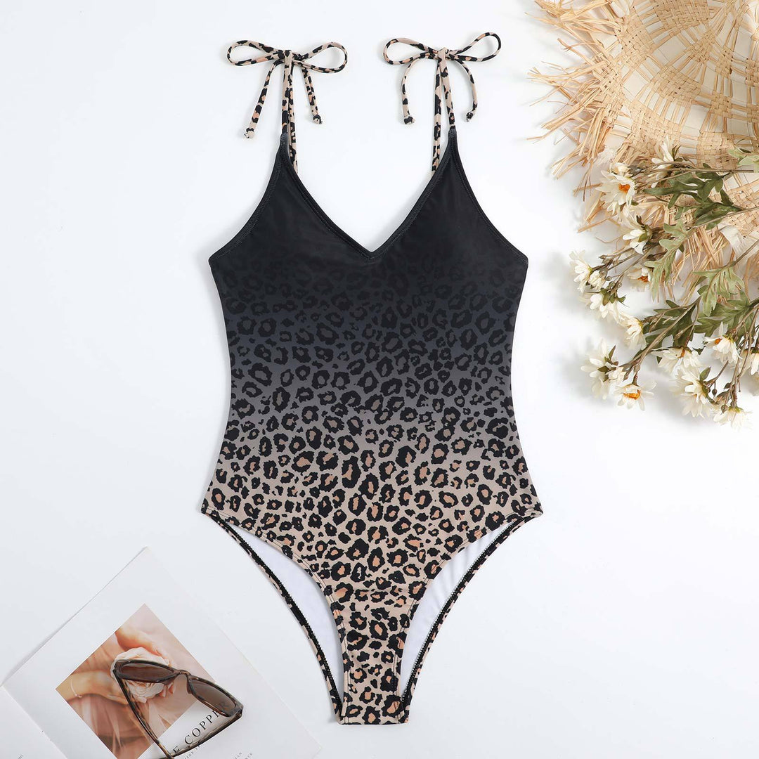 Conservative Covering Belly Thin Backless Sexy Skirt Swimsuit Women Chiffon Beach Dress