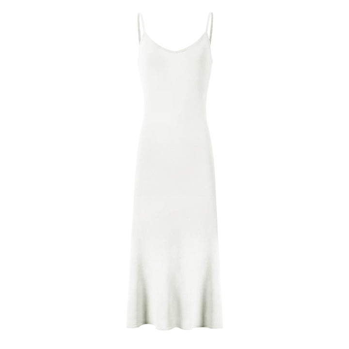 Bright Silk Summer Fashionable Knitted Slim Slimming Short Sleeve Maxi Dress for Women