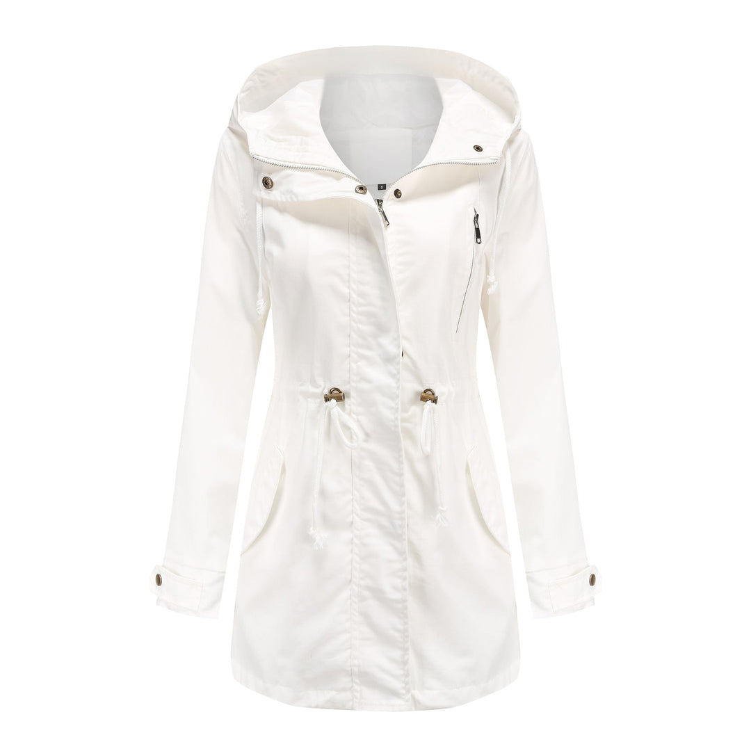 Cotton Women Spring Autumn Coat Loose Solid Color Clothing Women Clothing
