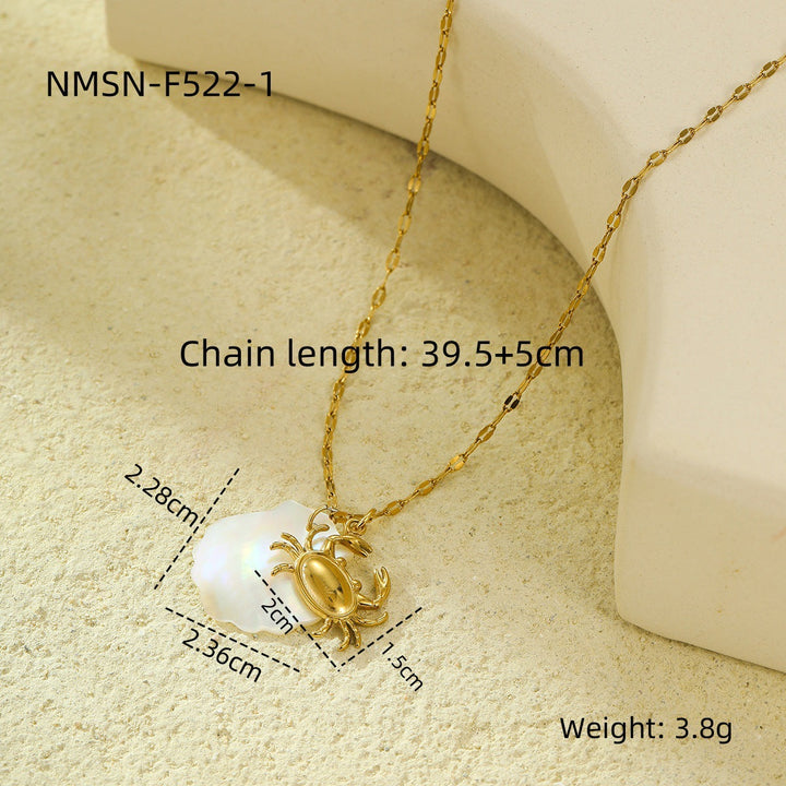 Ocean Necklace Bracelet Earrings Ring Set Niche Collection Ornament Women