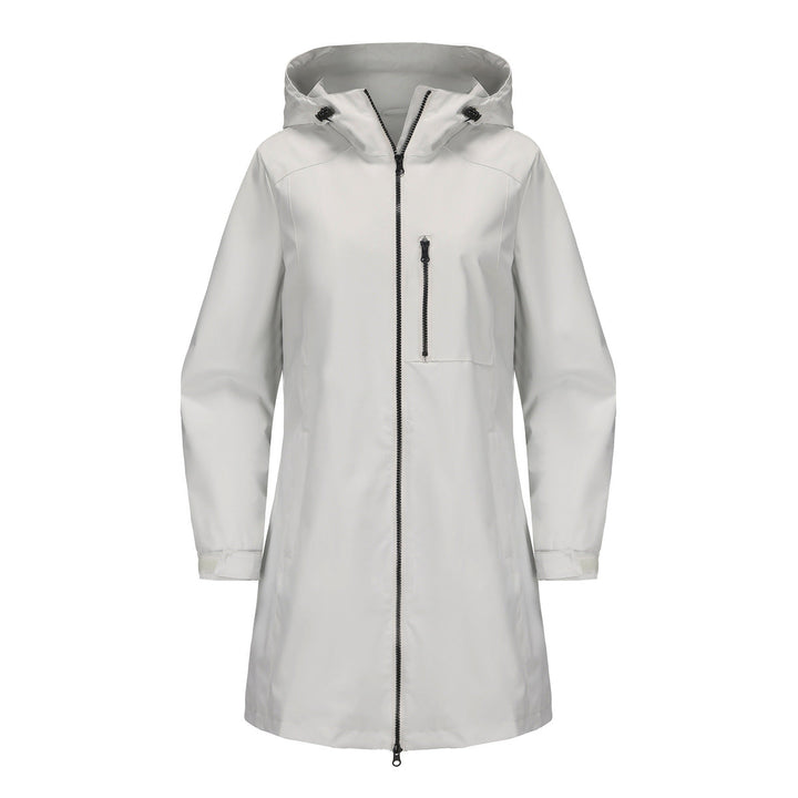 Outdoor Sports Waterproof Windbreaker Women Hooded Long Sleeve Spring Autumn Coat Loose Casual Windproof Women Clothing