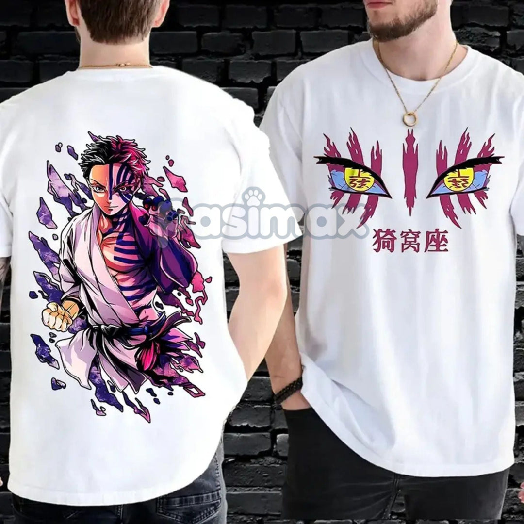 Official Akaza Kimetsu No Yaiba T-Shirt - Demon Slayer Anime Fan Apparel, Vibrant Manga Graphic