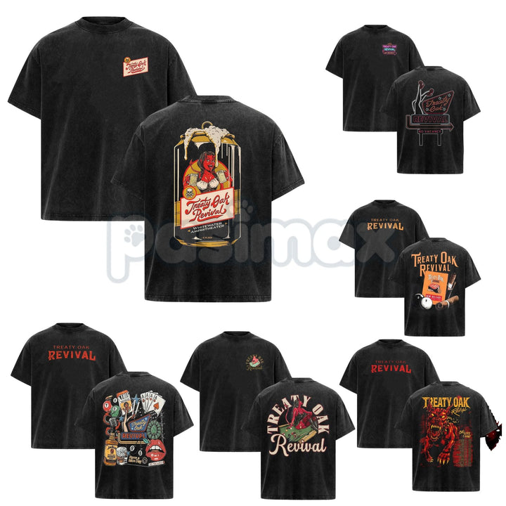 Retro Treaty Oak Revival T-Shirt – Vintage Rock Band Graphic Tee, Rock Music Lover Shirt