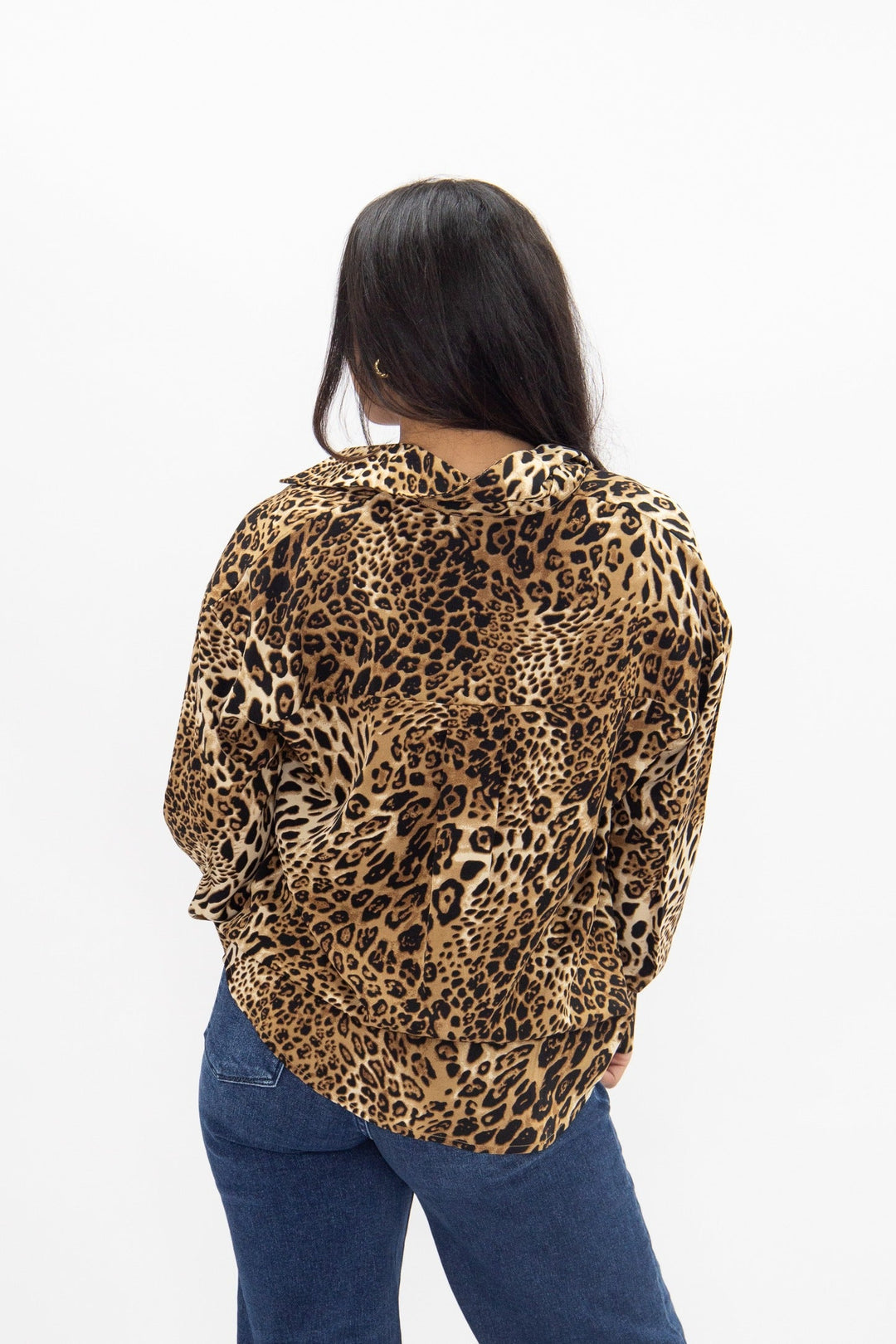Kathryn Button-Up, Leopard