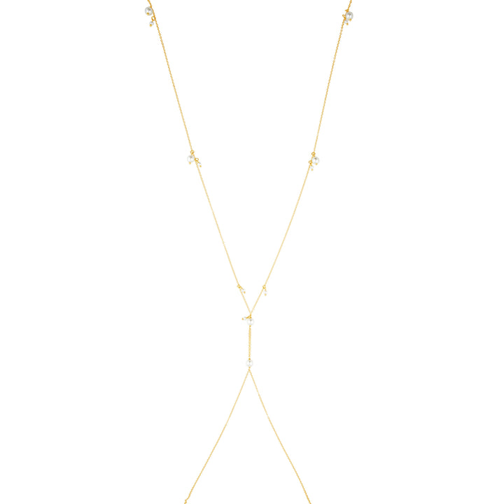 Sage Pearl Body Chain