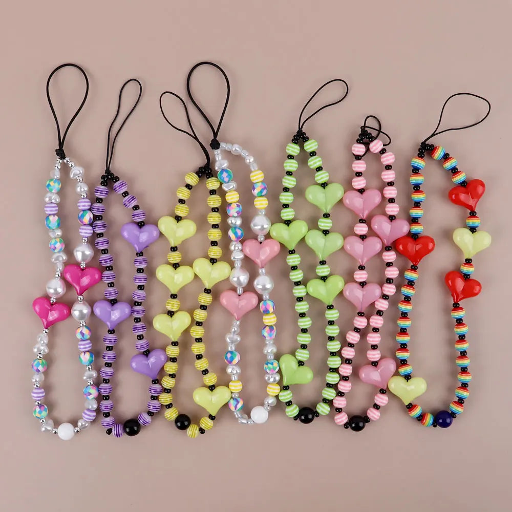 Phone Lanyard Rope Case Chain for Women Acrylic Portable Anti-lost Cell Phone Link Strap Hanging Cord Accessories Gift