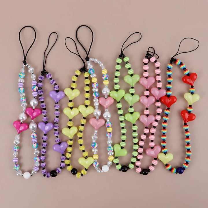 Phone Lanyard Rope Case Chain for Women Acrylic Portable Anti-lost Cell Phone Link Strap Hanging Cord Accessories Gift