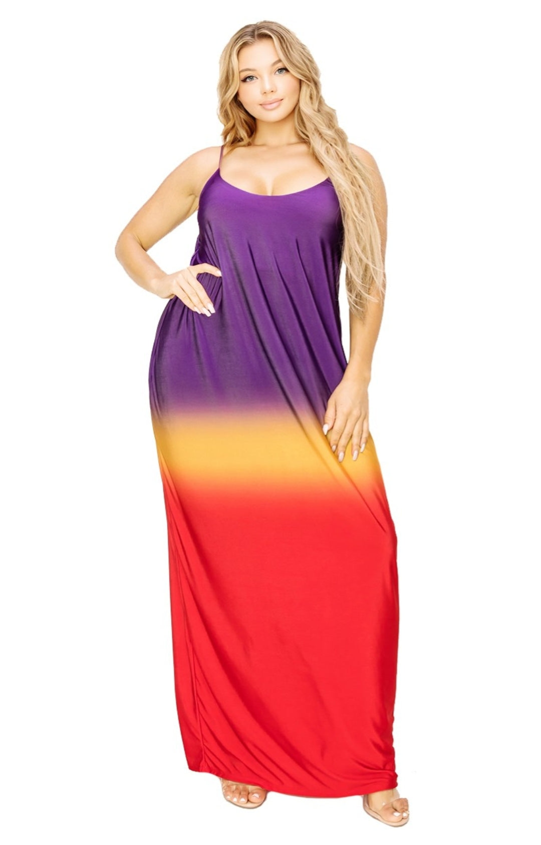 "Sunset at the Beach" Maxi Dress