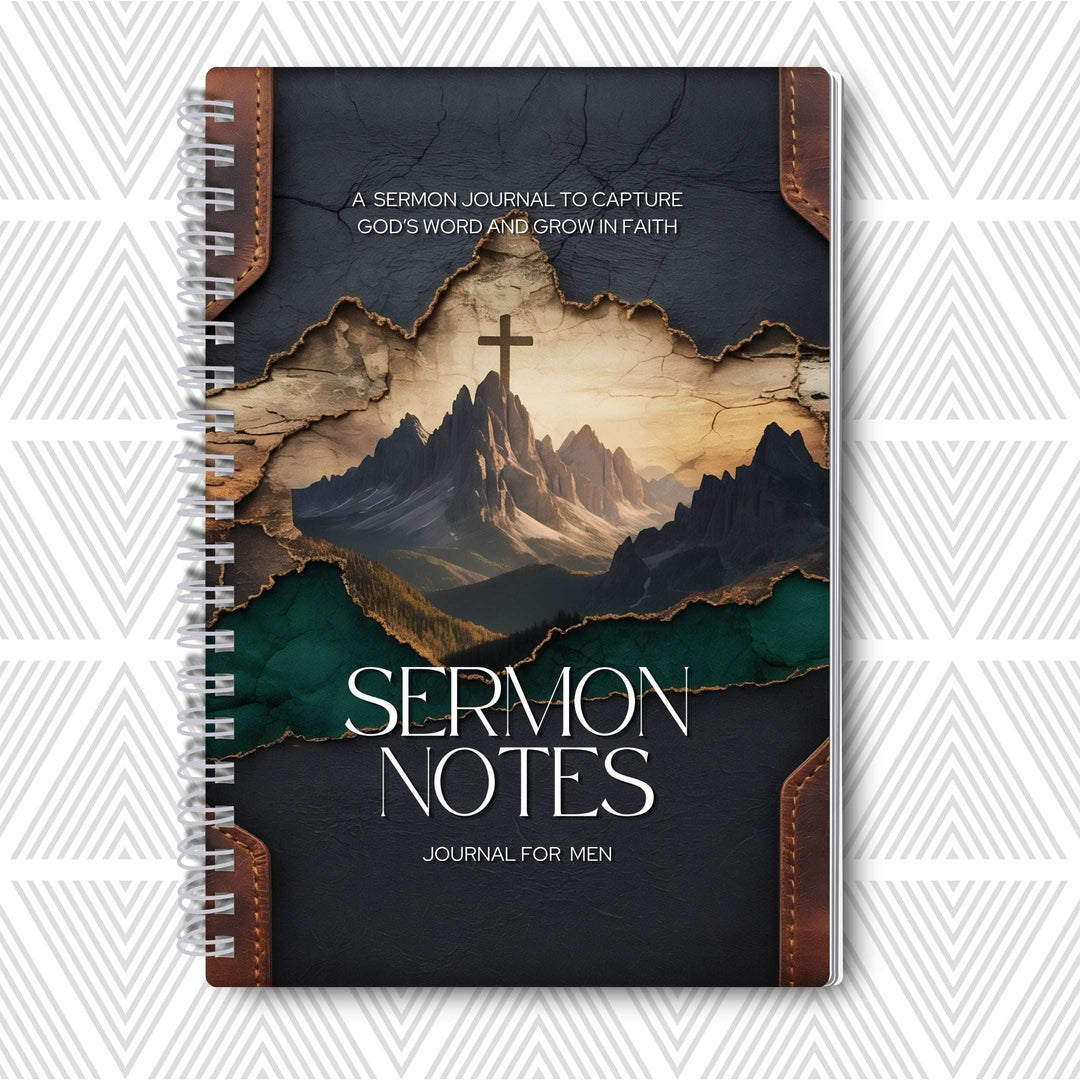 Anchored Notes Sermon Journal for Men