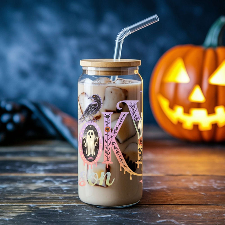 Spooky Season Glass Cup