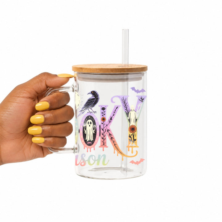 Spooky Season Glass Cup