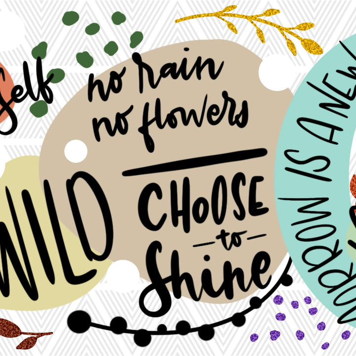 Stay Wild Glass Cup