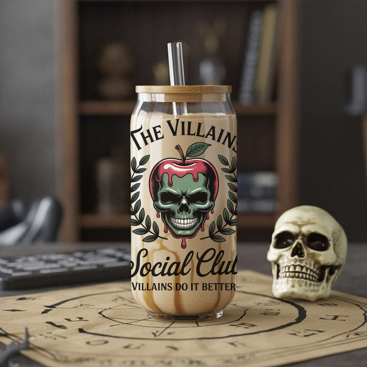 The Villains Social Club Glass Cup