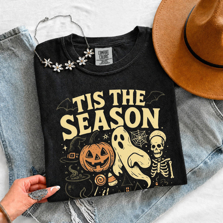 Tis The Season Halloween Comfort Color Shirt - Spooky Tee