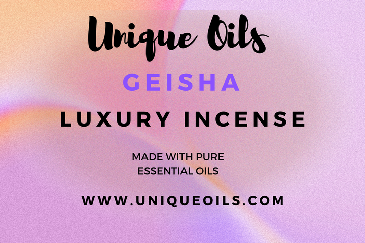 Unique Oils Luxury Incense - Geisha (pack of 10)