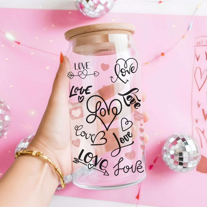 Love Notes Glass Cup