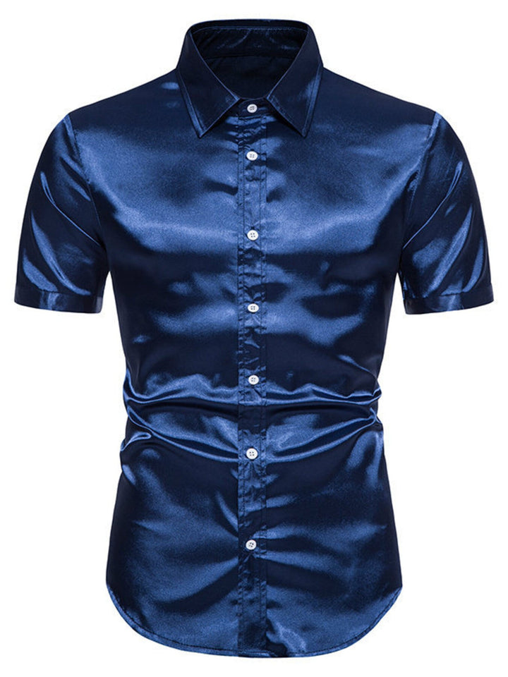 Men's Button Up Short Sleeve Shirt
