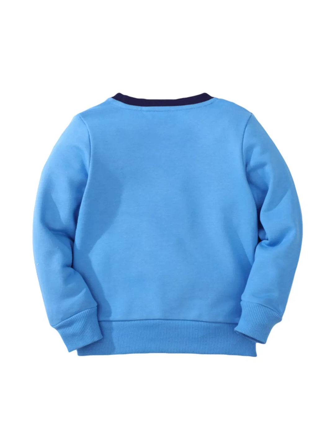 Children's Shark Print Crew Neck Sweatshirt