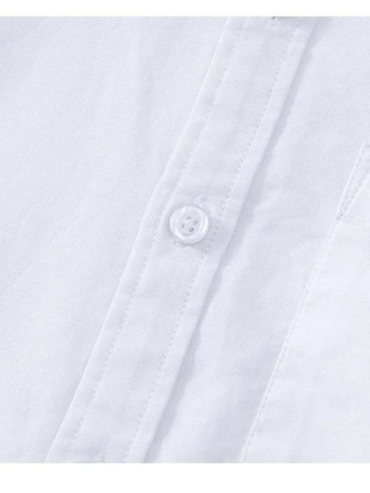 Men's Plus Size Short Sleeve Button-Up Shirt