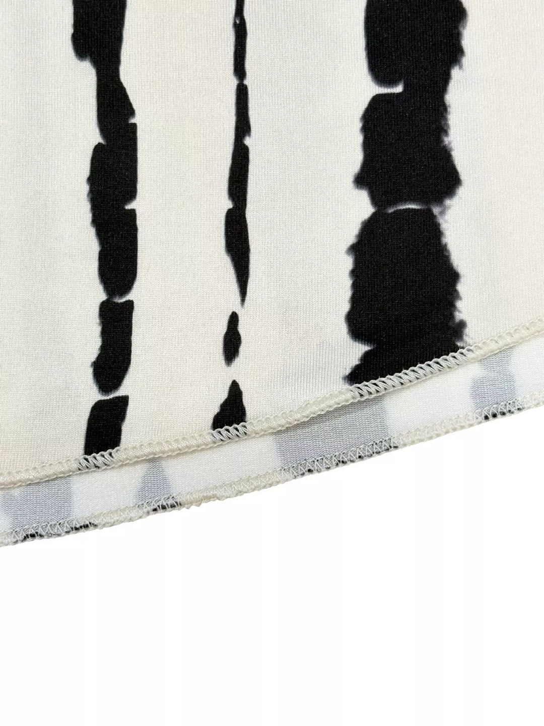 Smocked Asymmetrical Hem Skirt