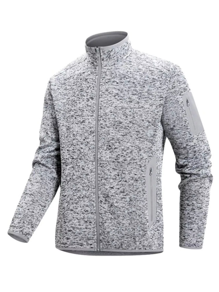 Men's Full Size Full-Zip Outdoor Jacket Plus Size