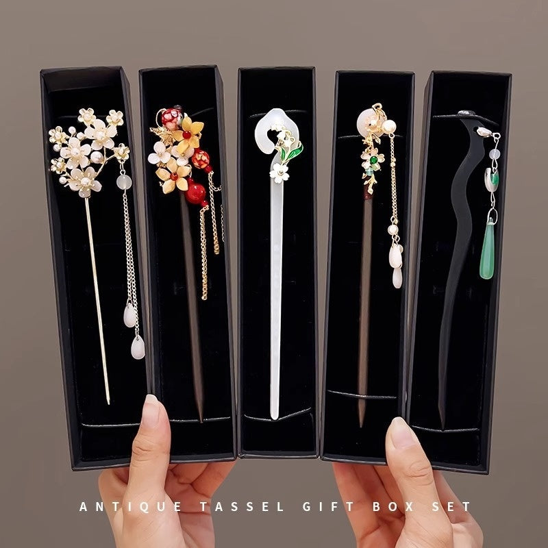 New Chinese Style Updo Hair Clasp High Sense Ebony Hairpin