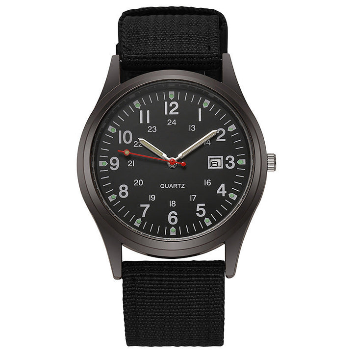 Mens Casual Calendar Sports Quartz Watch