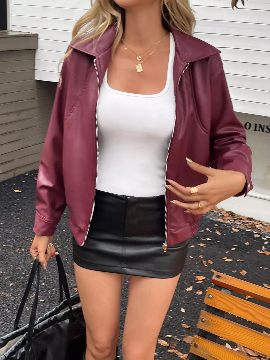 Zip Up Long Sleeve Jacket