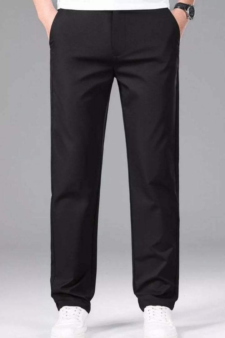 Men's Plus Size Slim-Fit Stretch Dress Pants