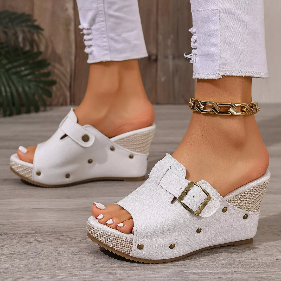 Open Toe Wedge Sandals